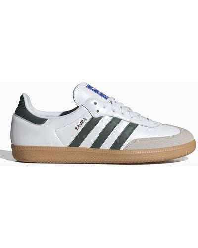 adidas Originals Low Samba Og /green Sneaker - White