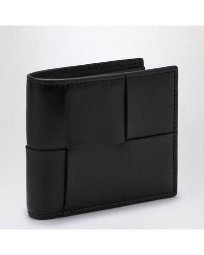 Bottega Veneta Braided Bi-fold Cassette Wallet - Black