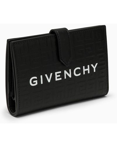 Givenchy Portafoglio g-cut in pelle - Nero