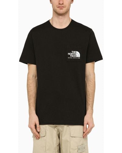The North Face Logo Print T Shirt - Black
