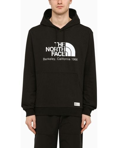 The North Face Cotton Hoodie With Logo - Black