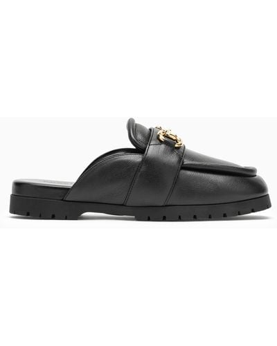 Gucci Sabot Loafer With Horsebit - Black