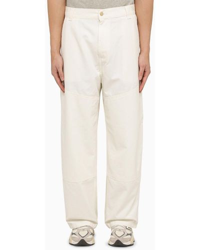 Carhartt Wide Panel Pant Wax Coloured Cotton - Natural