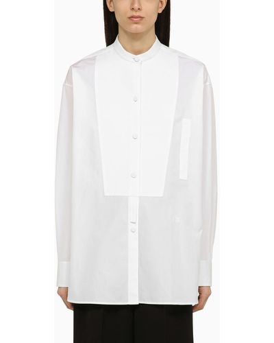 Stella McCartney Shirt With Serape Collar - White