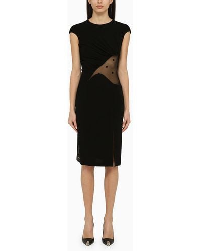 Givenchy Viscose Midi Dress - Black