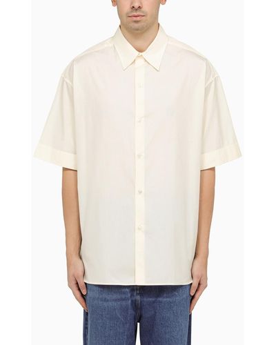 Studio Nicholson White Oversize Short-sleeves T-shirt