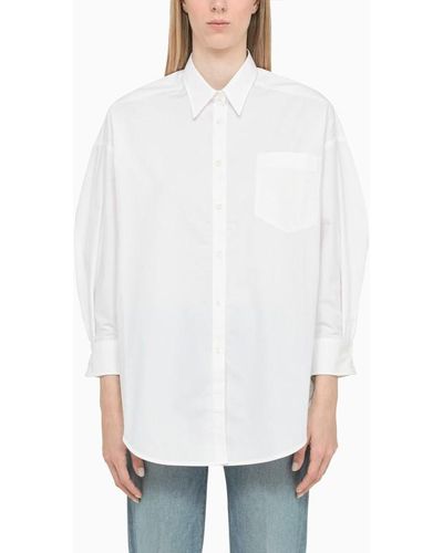 Department 5 Camicia bianca in popeline - Bianco