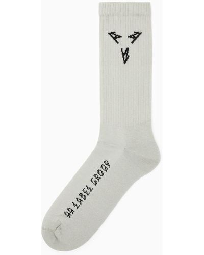 44 Label Group Cotton Sports Socks - Gray