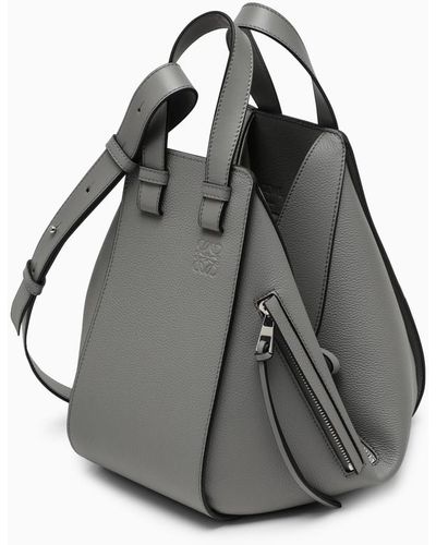 Loewe Borsa hammock piccola grigia - Nero