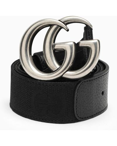 Gucci GG Embossed Buckle Belt in Black for Men Lyst UK