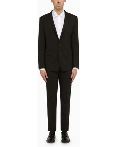 Dolce & Gabbana Dolce&Gabbana Wool Single-Breasted Suit - Black