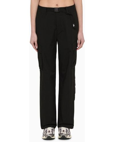 The North Face Cotton-blend Cargo Trousers With Belt - Black