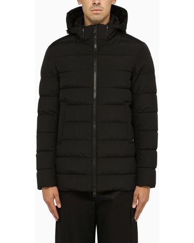 Herno Quilted Nylon Down Jacket - Black