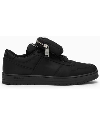 Prada Sneaker in re-nylon nera con pouch - Nero