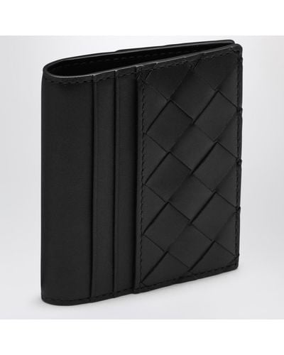 Bottega Veneta Braided Card Holder - Black