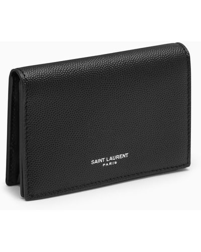 Saint Laurent Wallet With Logo - Black