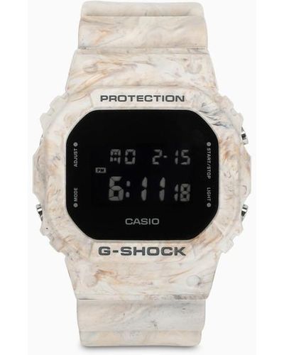G-Shock Marble Effect Dw-5600 Watch - White