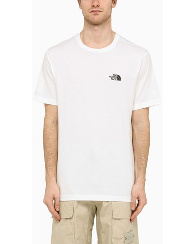 The North Face Logo Print T Shirt - White
