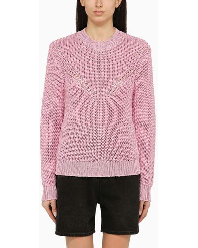 Isabel Marant Recycled Polyester Crew Neck Jumper - Red