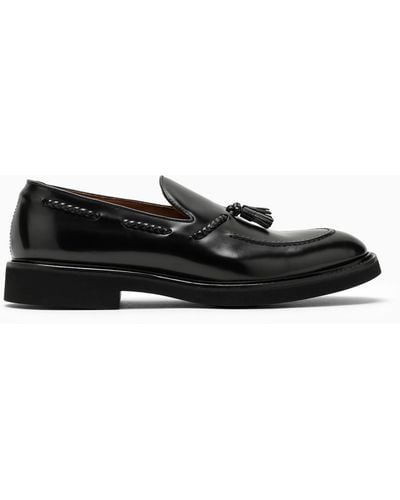 Doucal's Moccasin With Tassels - Black