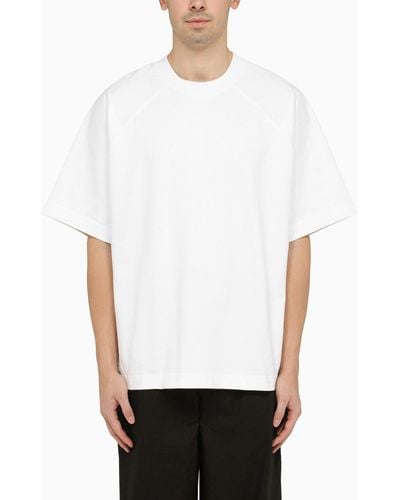 Studio Nicholson Oversize Crewneck T-shirt - White