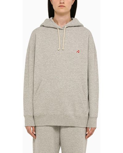 Autry Hoodie With Patch - Grey