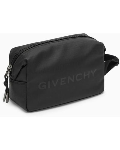 Givenchy Pouch media nera in nylon - Nero
