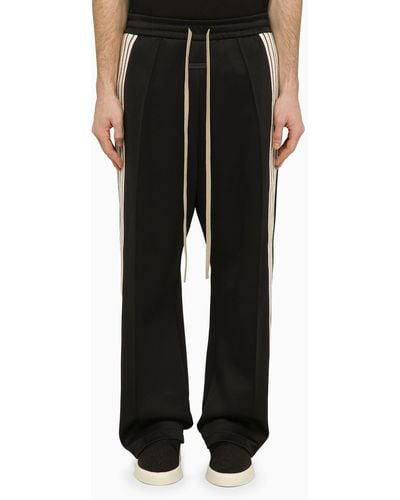 Fear Of God Striped Nylon And Cotton jogging Pants - Black