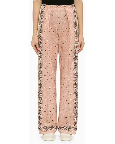 Palm Angels Blend Print Trousers - Pink