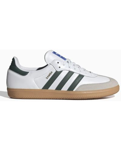 adidas Originals Sneaker bassa samba og bianca/verde - Bianco