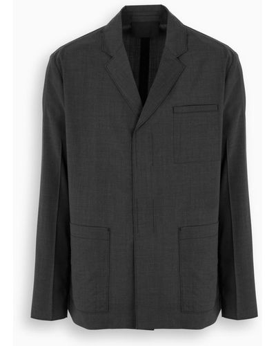 Prada Single-breasted Gray Jacket