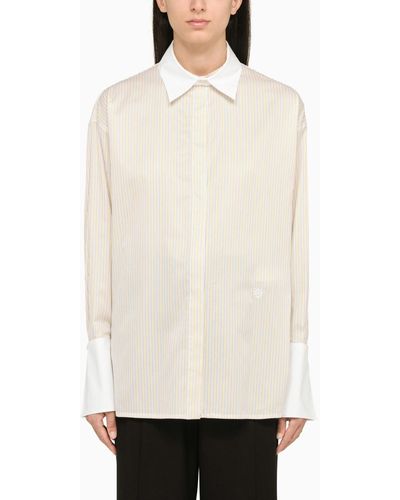 Loewe /blue Striped Shirt - White