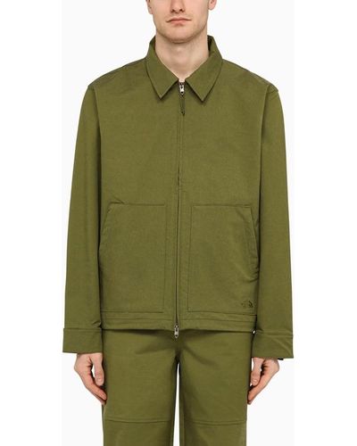 The North Face Giacca camicia con zip foresta - Verde
