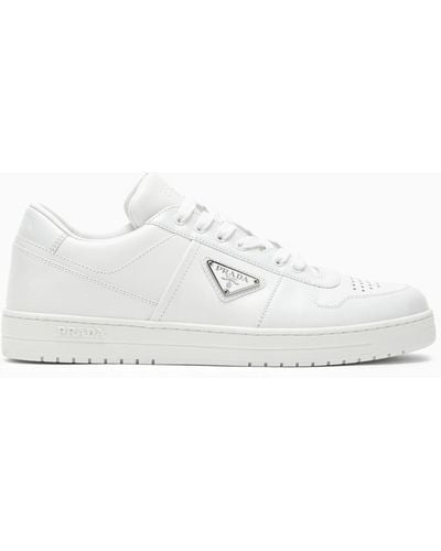 Prada Sneaker downtown in pelle bianca - Bianco