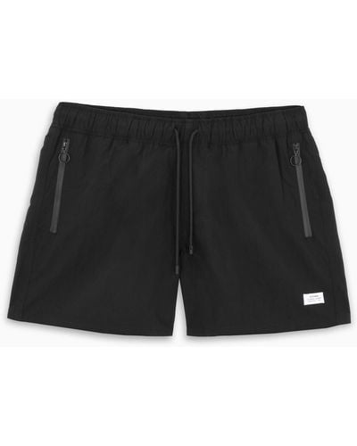 Stampd Cotton Shorts - Black