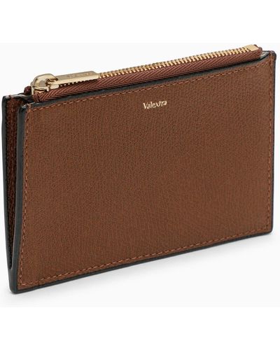 Valextra Chocolate-coloured Leather Wallet - Brown
