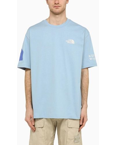 The North Face T Shirt Exploring Never Stop Light - Blue