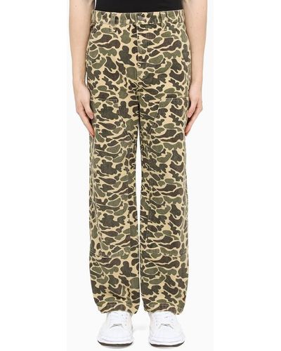 Stussy Pantalone baggy camouflage - Multicolore