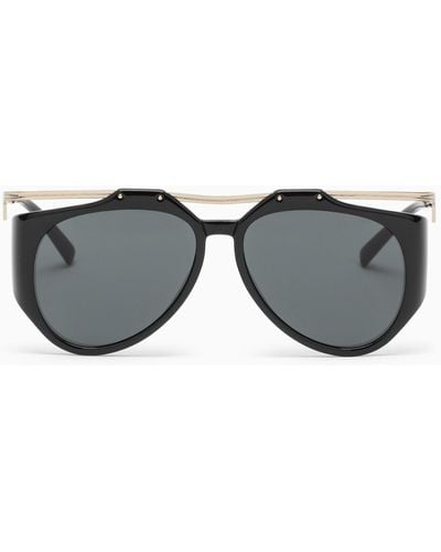 Saint Laurent Sl M137 Amelia Sunglasses - Grey