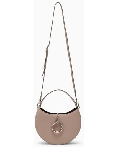 Chloé Borsa hobo arlène beige - Bianco