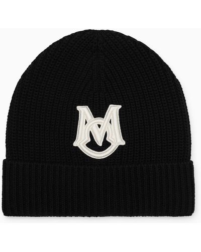 Moncler Hat With Patch - Black