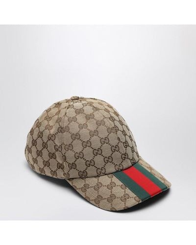 Gucci Cappello cappello con visiera - Marrone