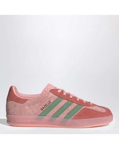 adidas Originals Gazelle Indoor /green Trainers - Pink
