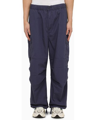 Carhartt Jet Cargo Pant Cypress In Ripstop Cotton - Blue