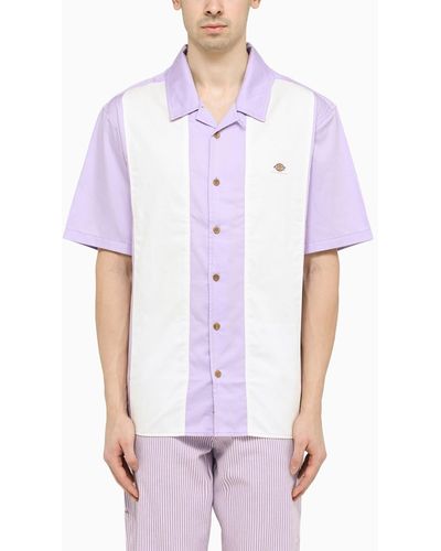 Dickies Lilac/white Cotton Shirt - Purple