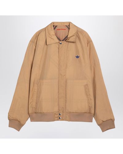 Adidas by Wales Bonner Beige Harris Reversible Jacket With Check Pattern In Nylon - Natural