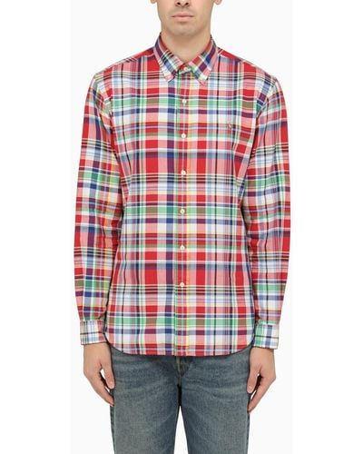 Polo Ralph Lauren Multicoloured Check Pattern Cotton Shirt