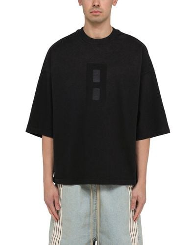 Fear Of God Oversize Cotton T-shirt - Black