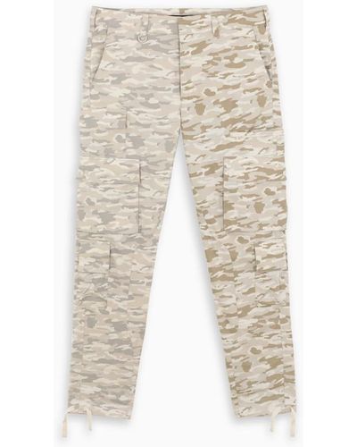Stampd Camouflage Cargo Trousers - Natural