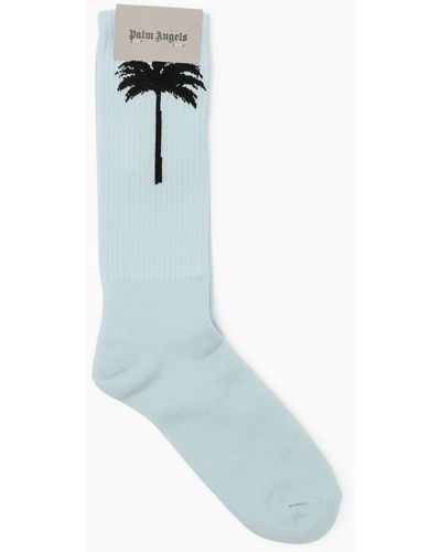 Palm Angels Sports Socks - Blue